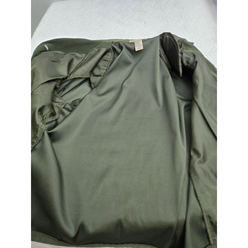 Notations Womens Patchwork Blazer Jacket M Green … - image 5